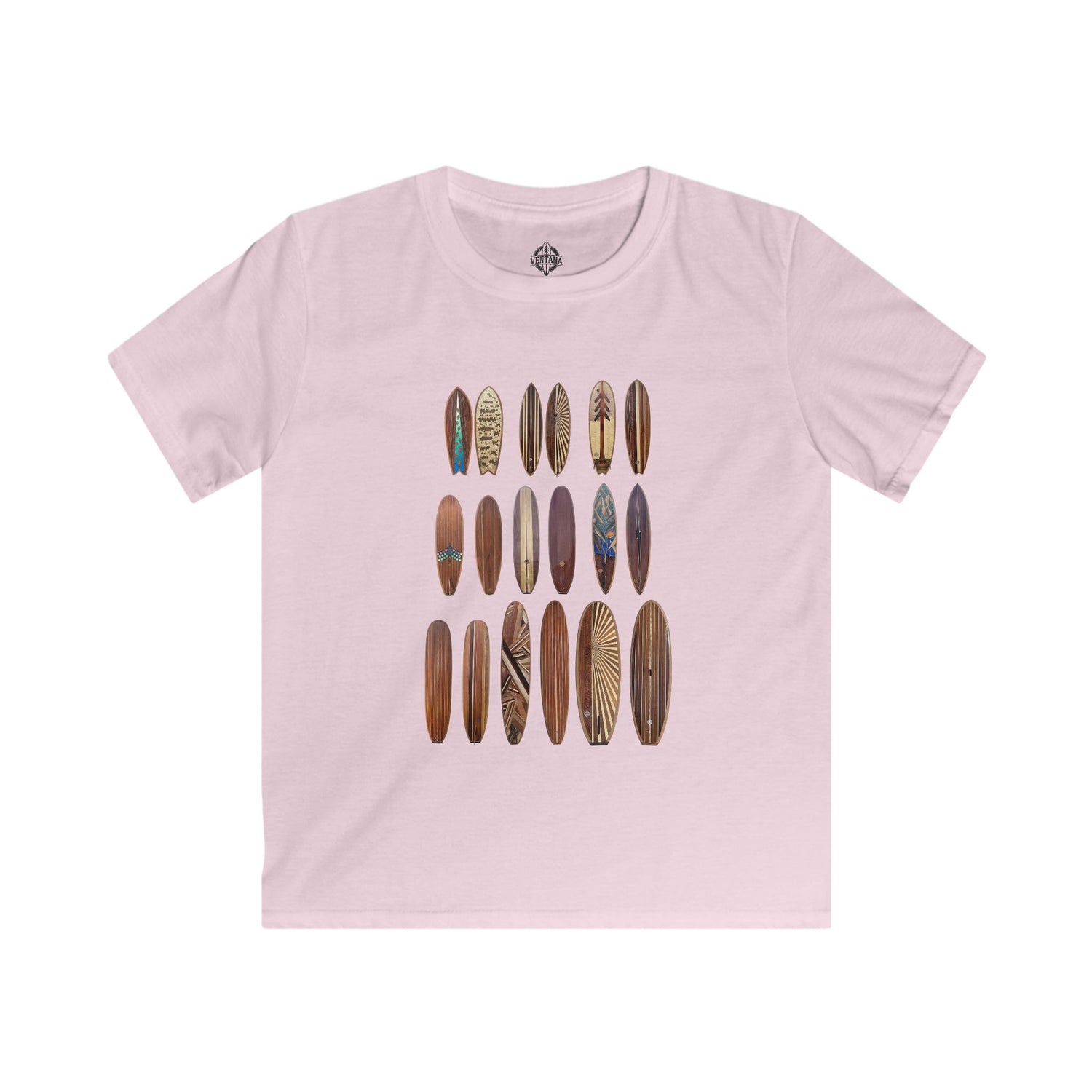 Ventana Wooden Surfboards kids soft style t-shirt image 3