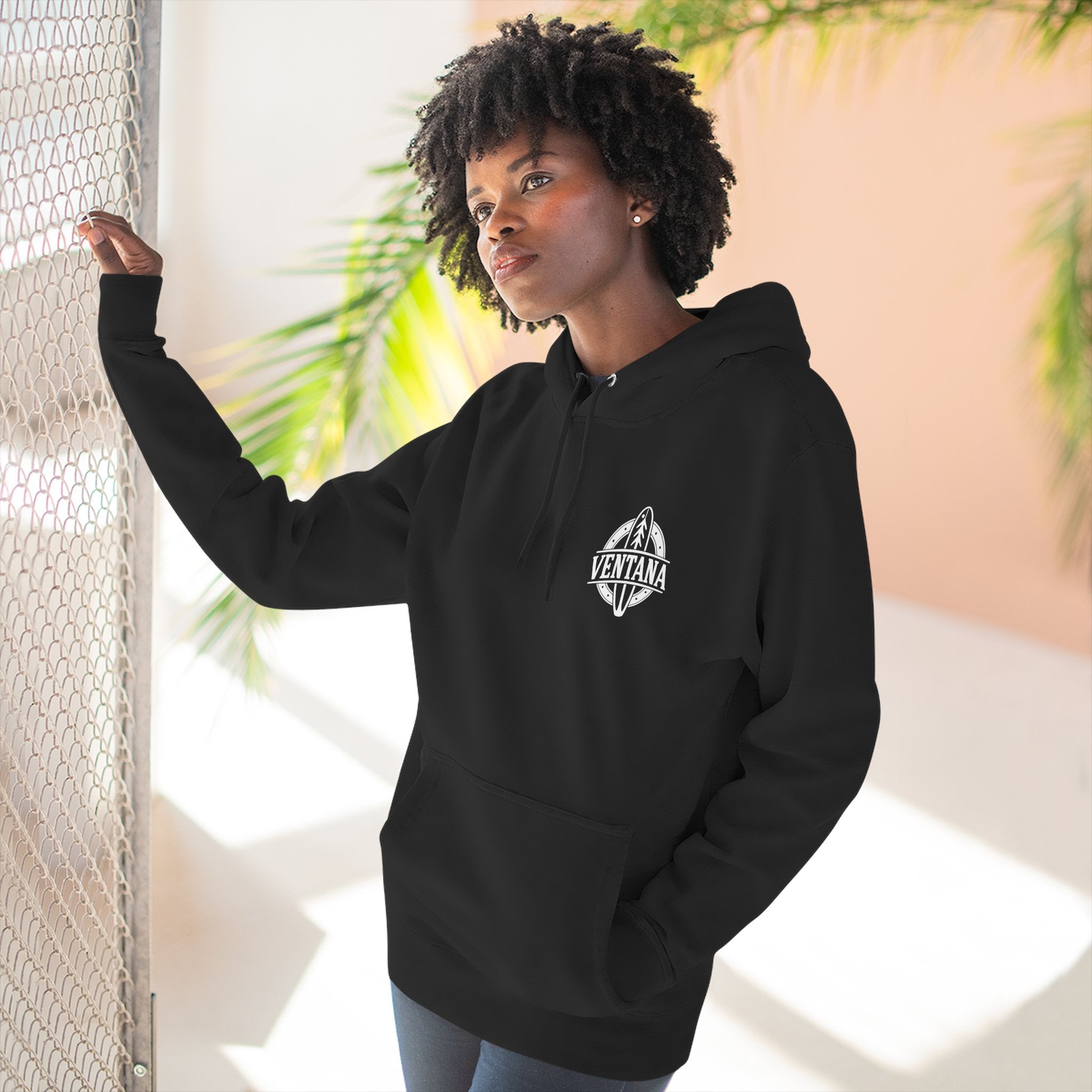 Whale Lotería Fleece Hoodie