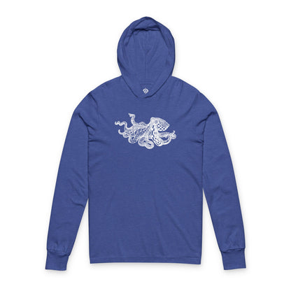 Ventangle Octopus cotton hooded long sleeve t-shirt image 6