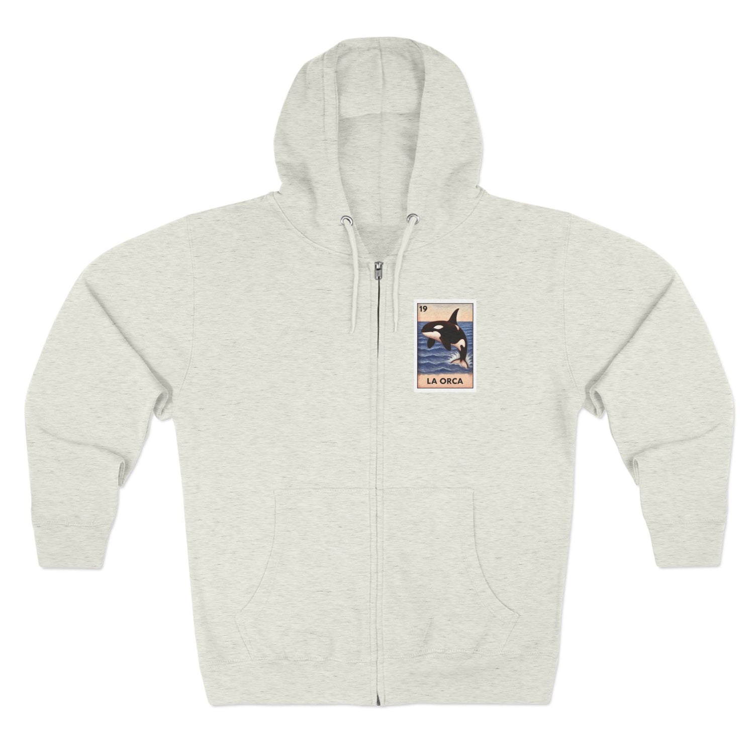 Orca Lotería zip fleece hoodie image 2