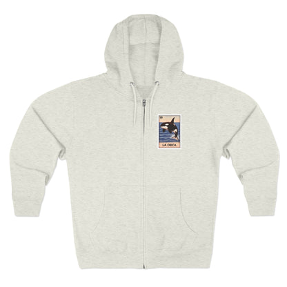 Orca Lotería zip fleece hoodie image 2