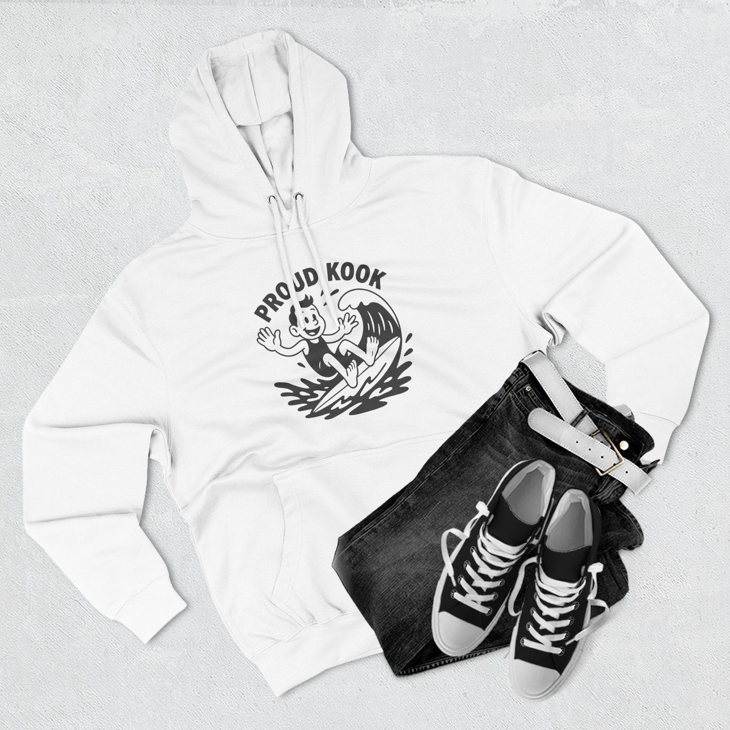 Proud Kook Unisex - Pull-Over Cotton Blend Fleece Hoodie