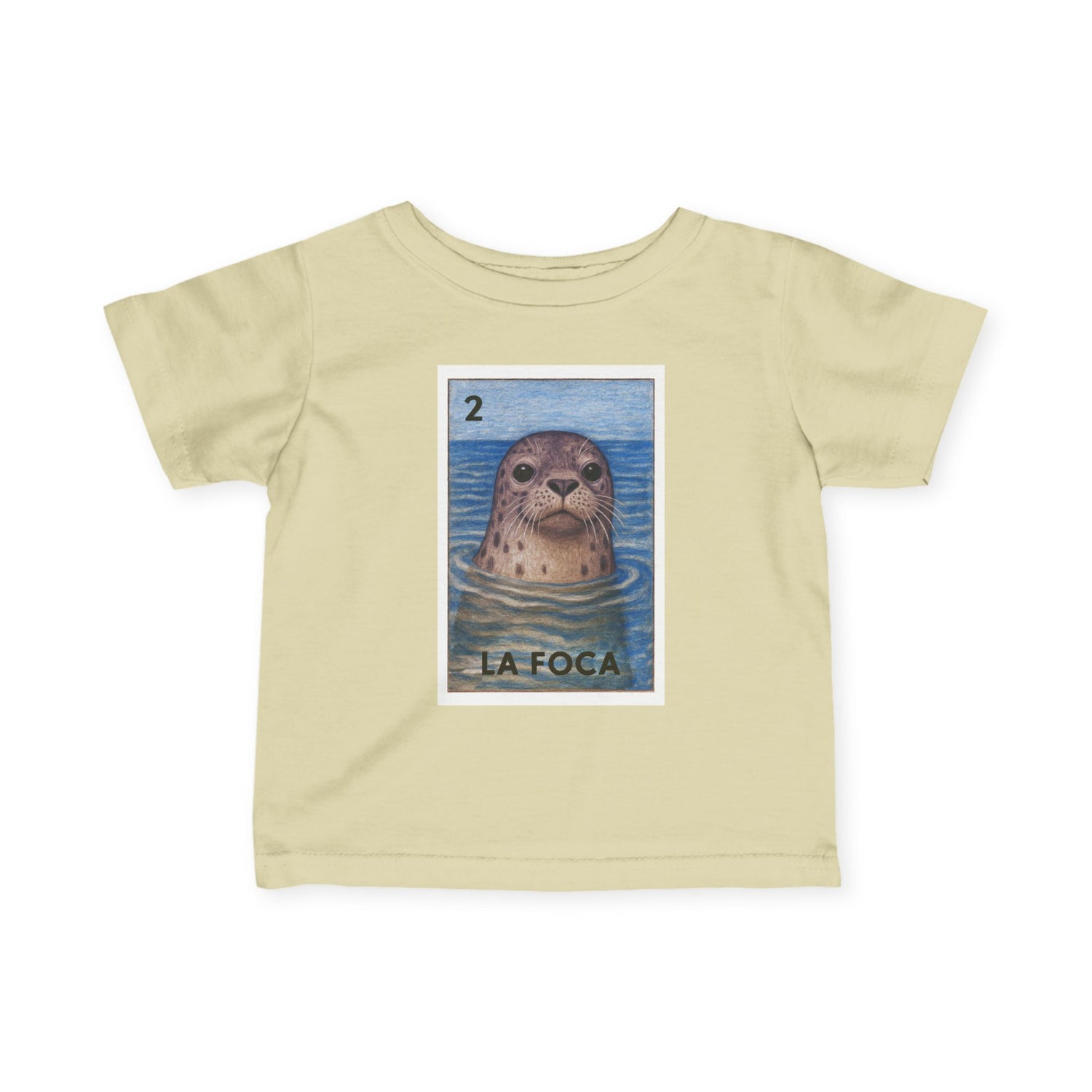 Seal Lotería infant cotton t-shirt image 6
