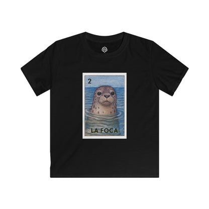 Seal Lotería kids soft style t-shirt image 5