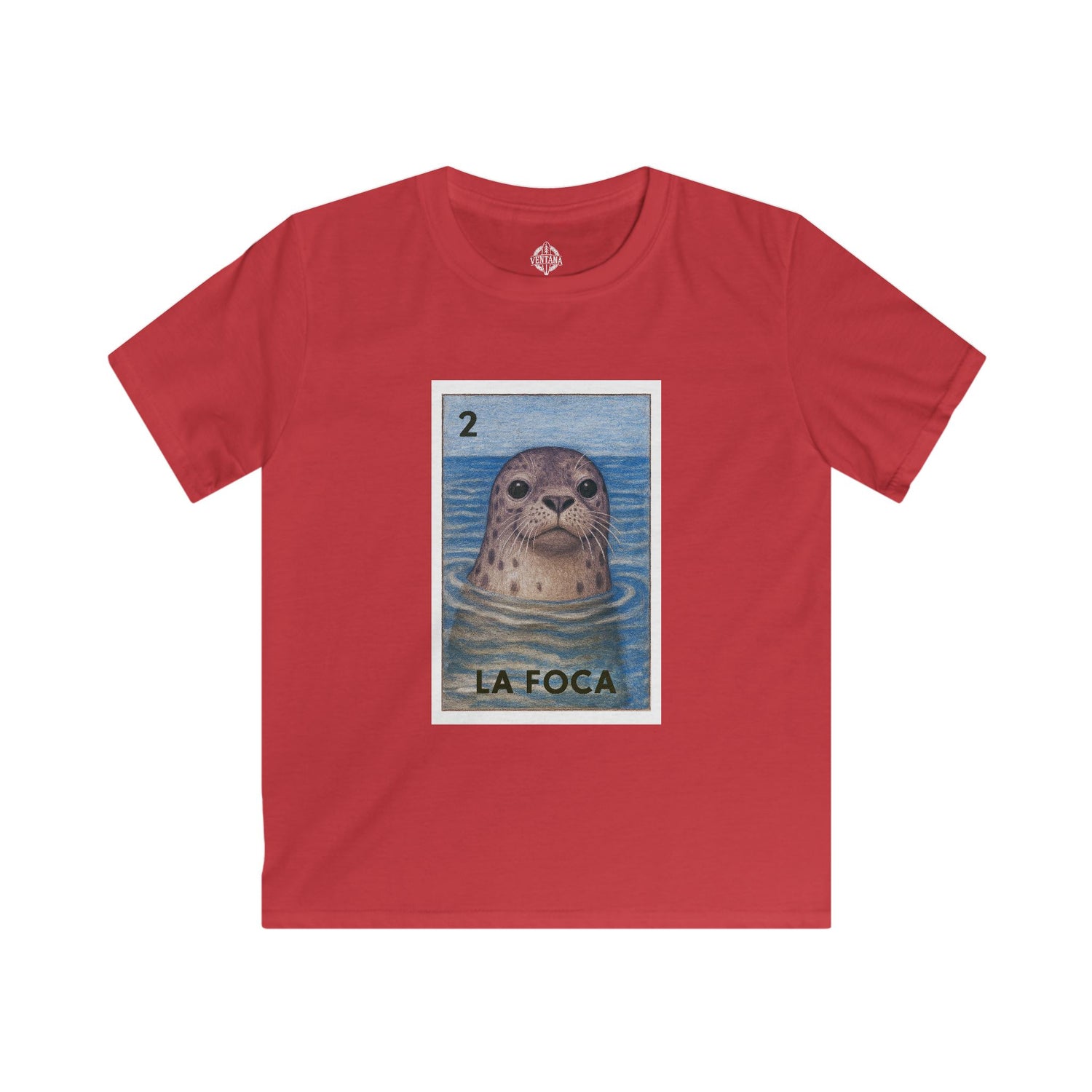 Seal Lotería kids soft style t-shirt image 11
