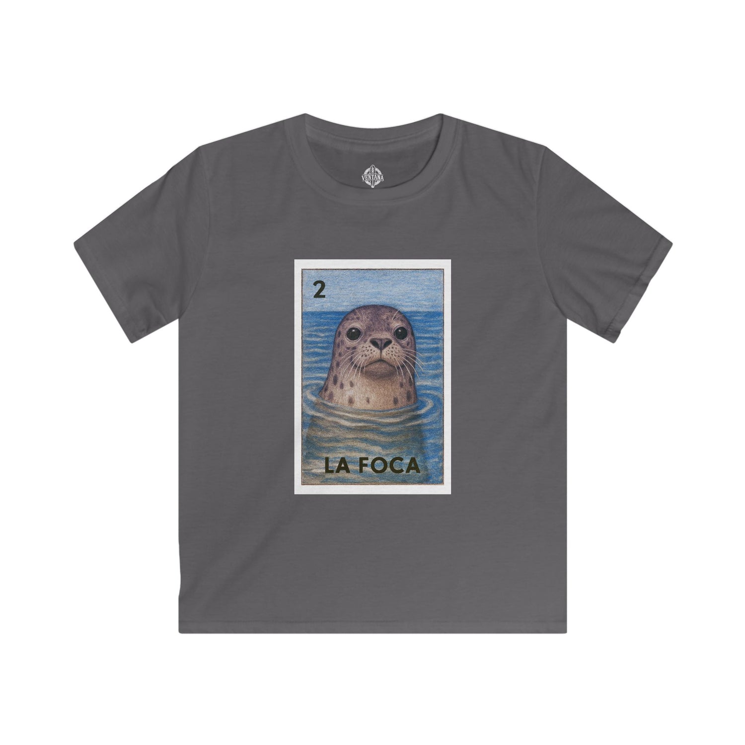 Seal Lotería kids soft style t-shirt image 9