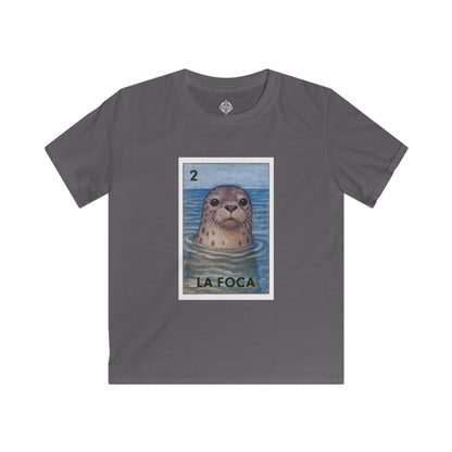 Seal Lotería kids soft style t-shirt image 9