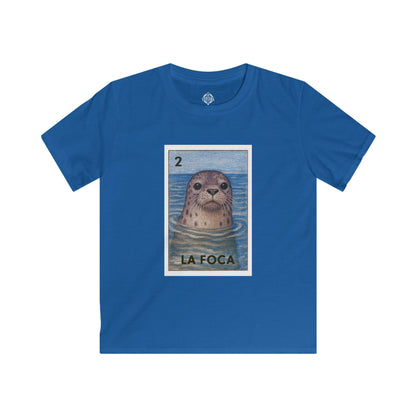Seal Lotería kids soft style t-shirt image 10