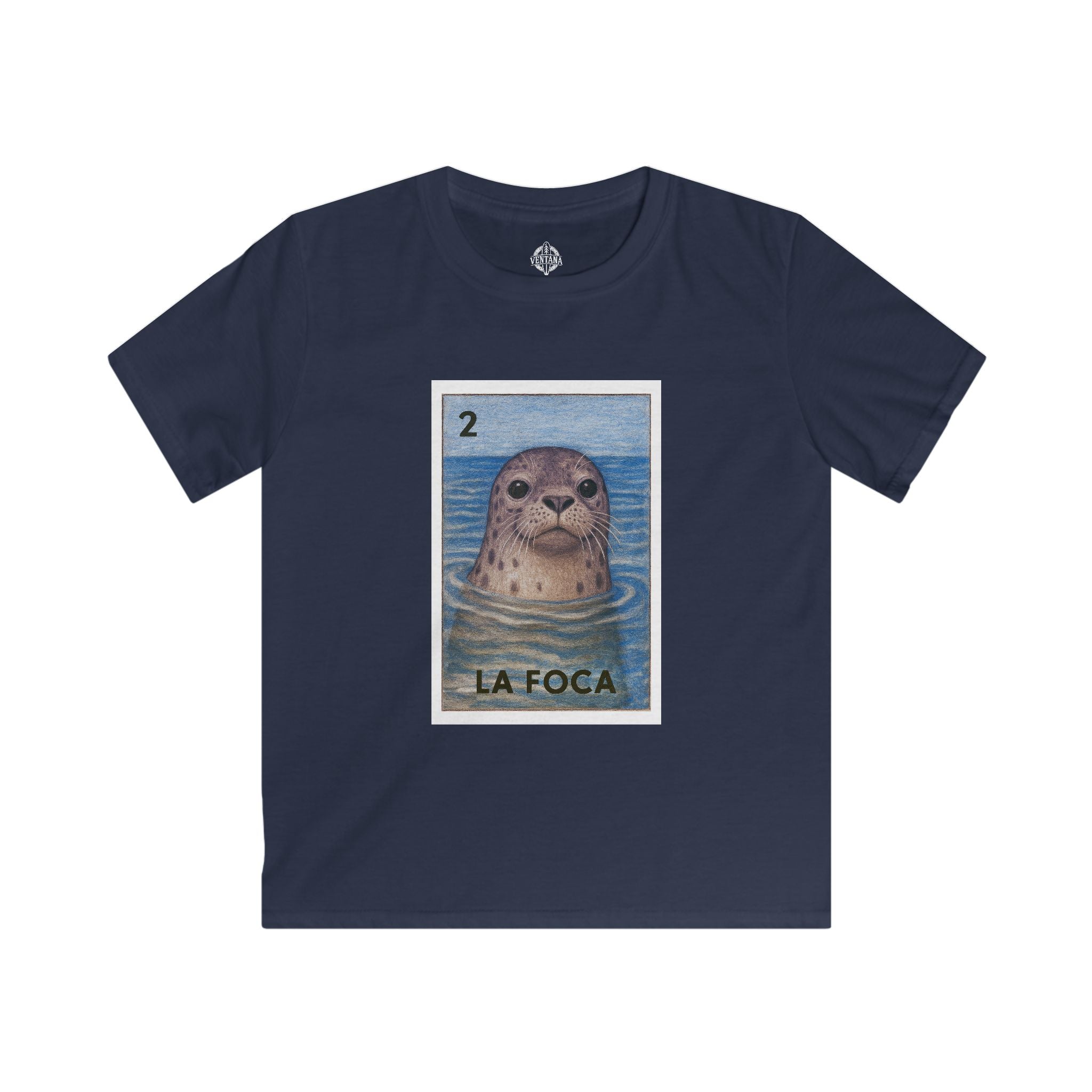Seal Lotería kids soft style t-shirt image 1