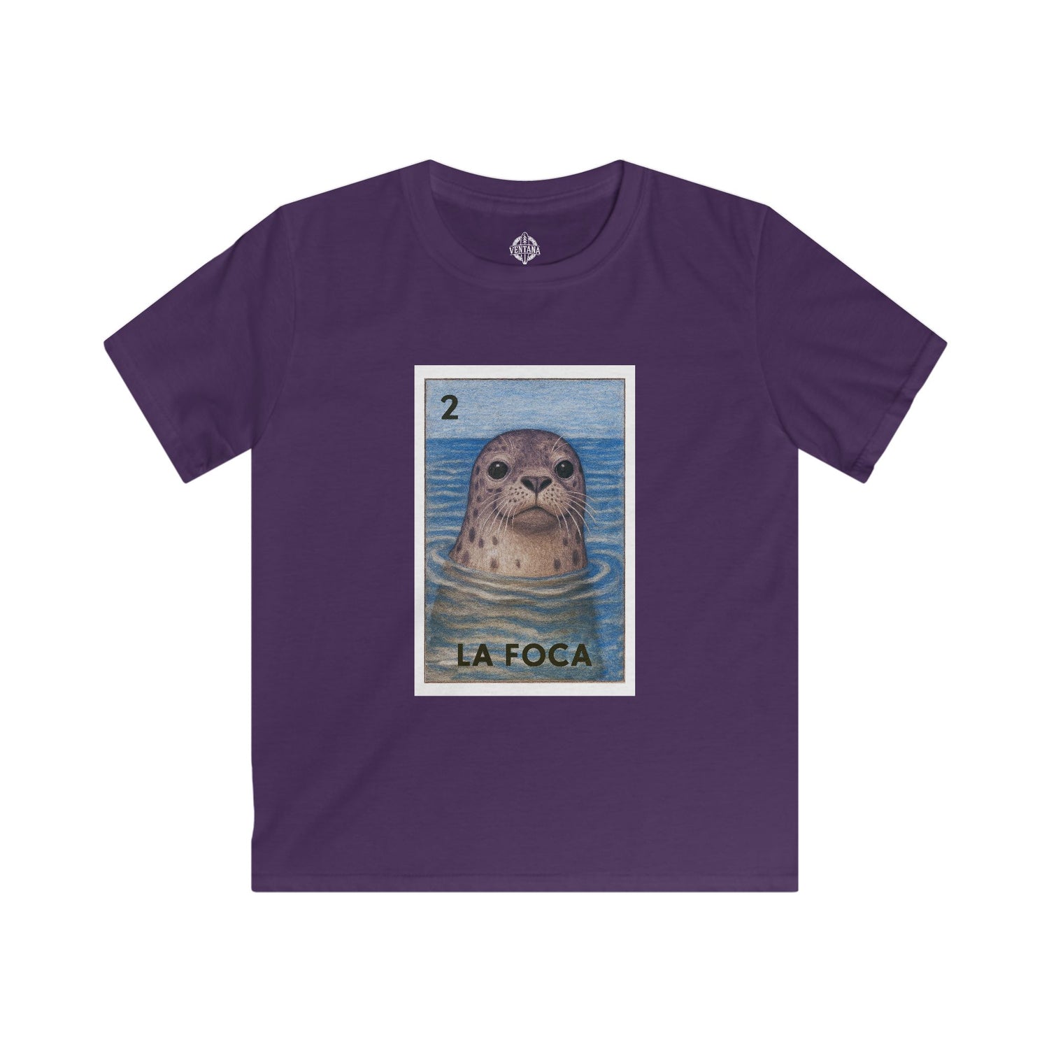 Seal Lotería kids soft style t-shirt image 13