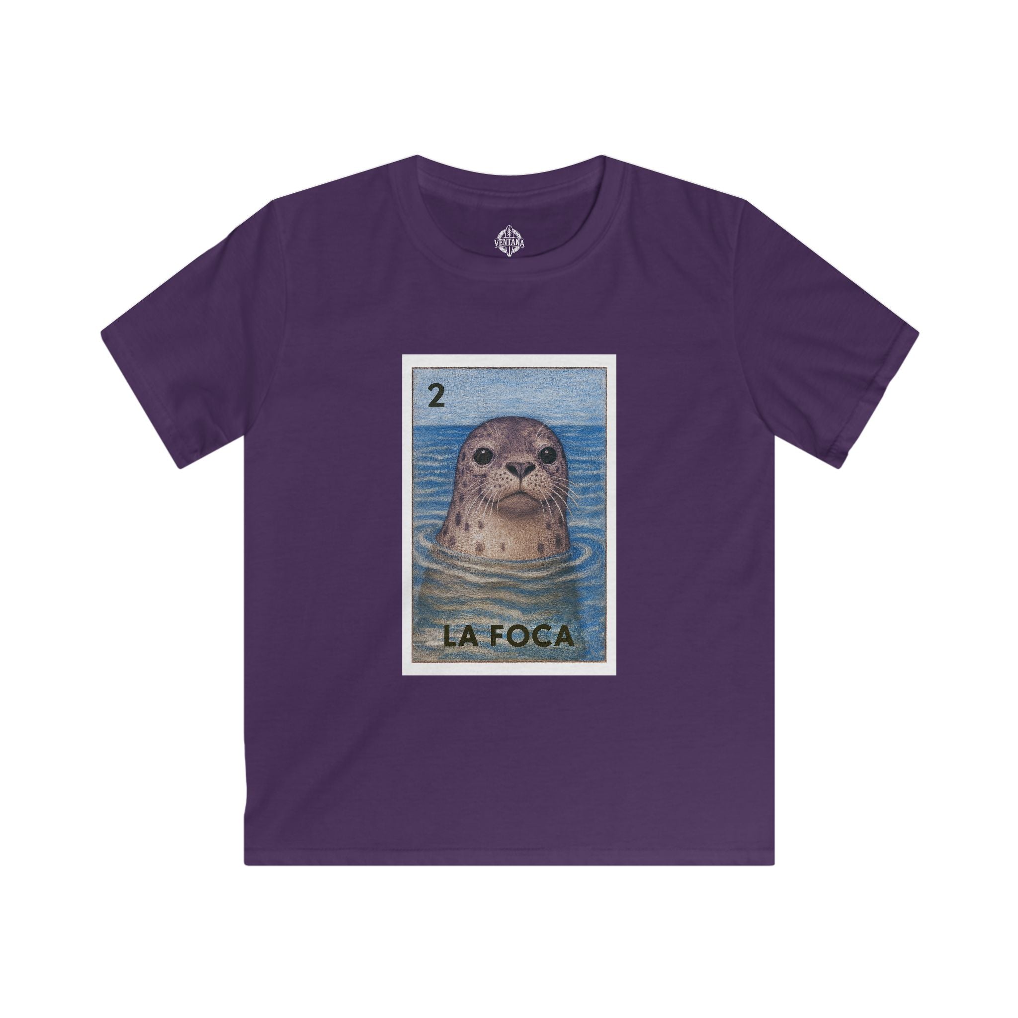 Seal Lotería kids soft style t-shirt image 13