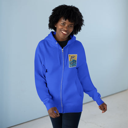 Dolphin Lotería Zip Hoodie