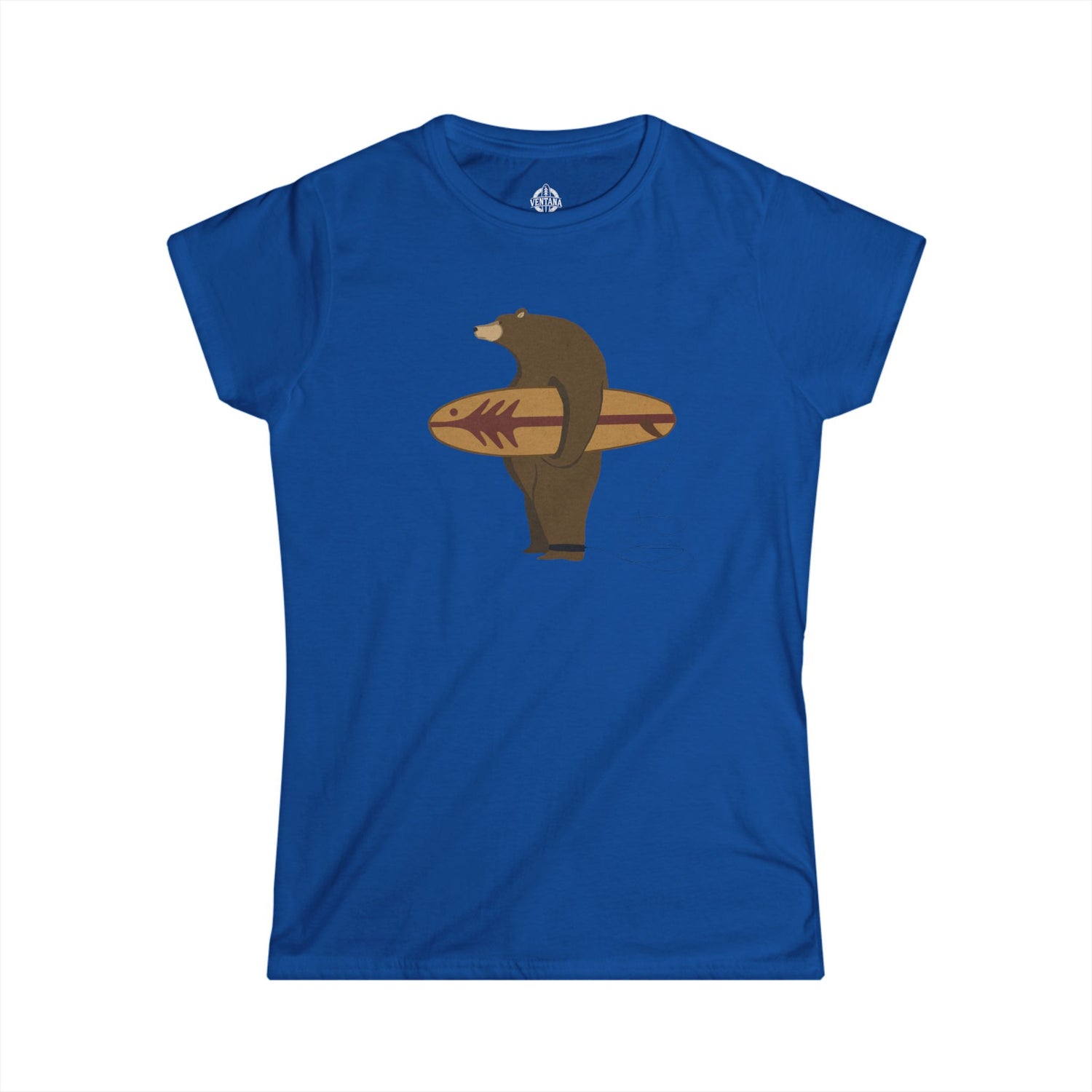 Surfing Grizzly Bear by Fabian Lavater women&