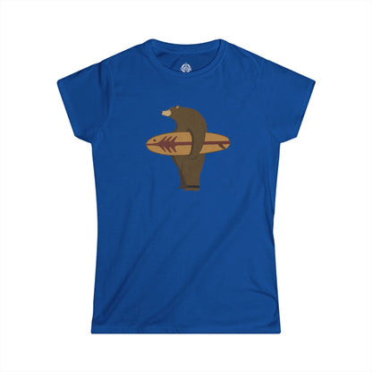 Surfing Grizzly Bear by Fabian Lavater women&