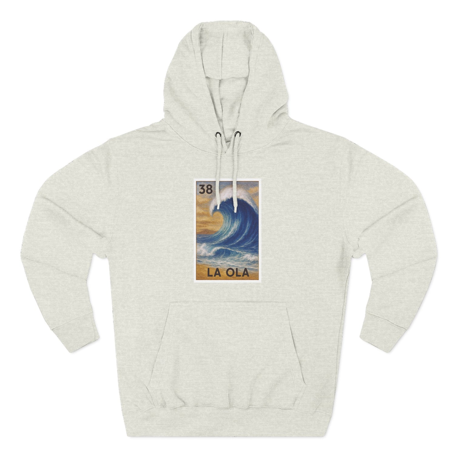 Wave Lotería fleece hoodie image 2