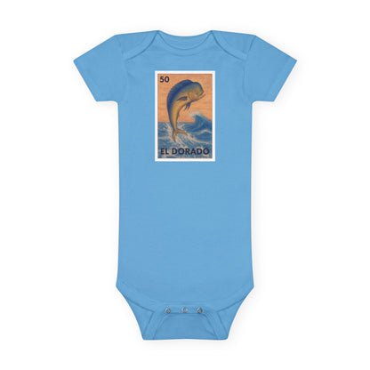 Dorado Lotería baby cotton onesie image 1