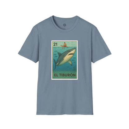 Shark Lotería cotton t-shirt image 11