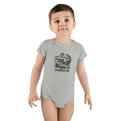Sponsor Me - Baby Short Sleeve 100% Cotton Onesie