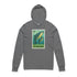 Whale Lotería cotton hooded long sleeve t-shirt image 2