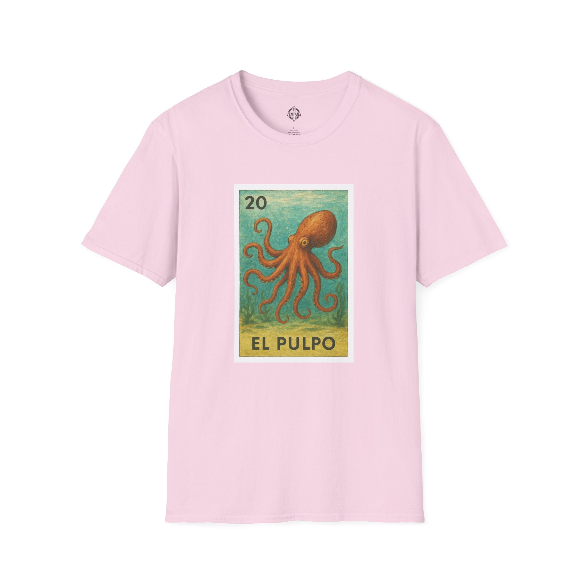 Octopus Lotería cotton t-shirt image 15