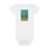 Seahorse Lotería baby cotton onesie image 3