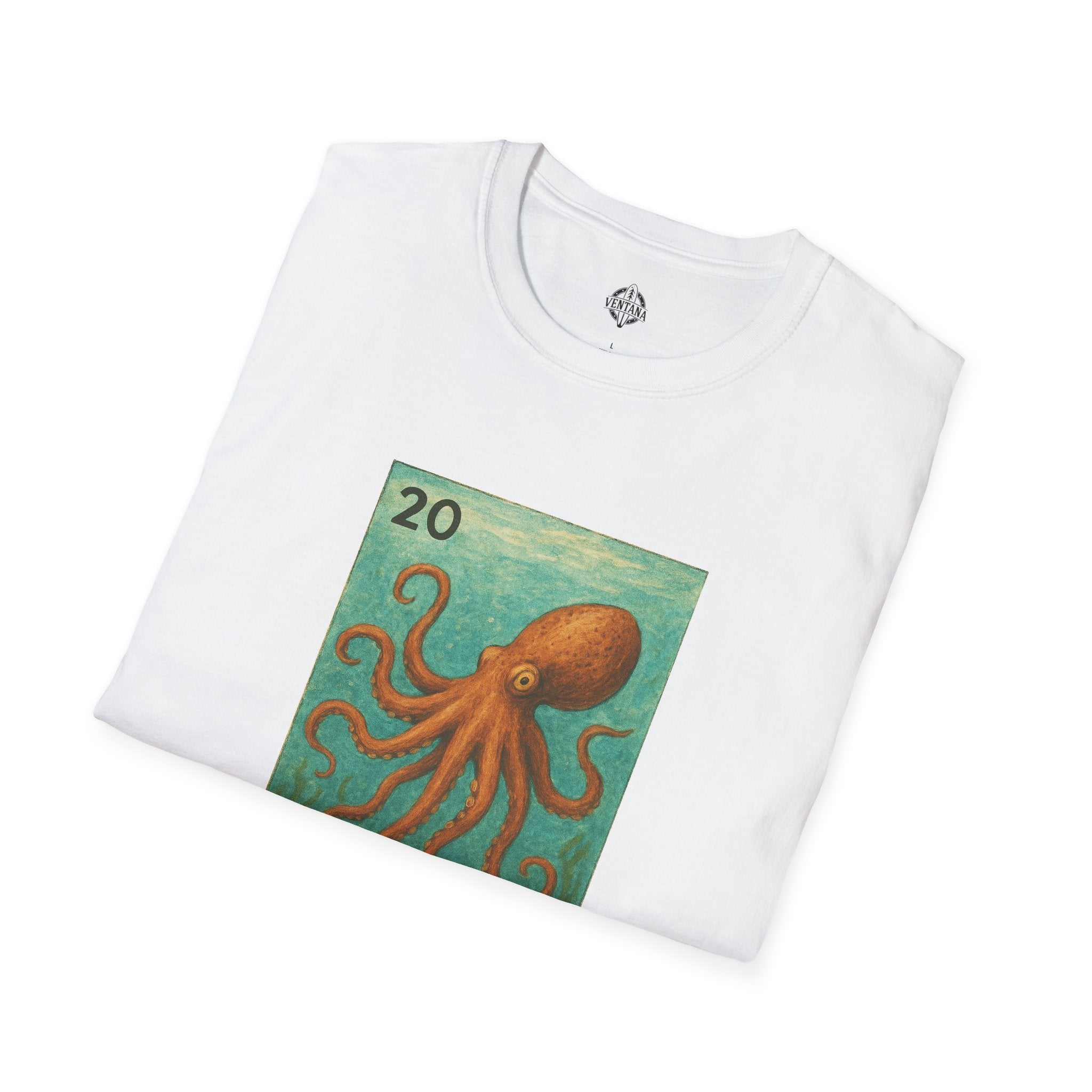 Octopus Lotería cotton t-shirt image 20