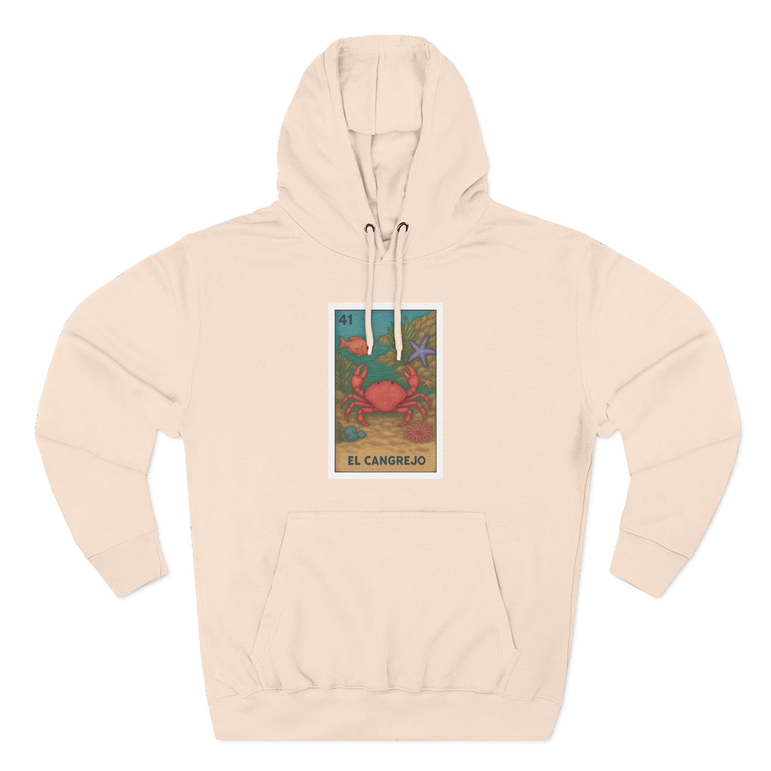 Crab Lotería fleece hoodie image 8