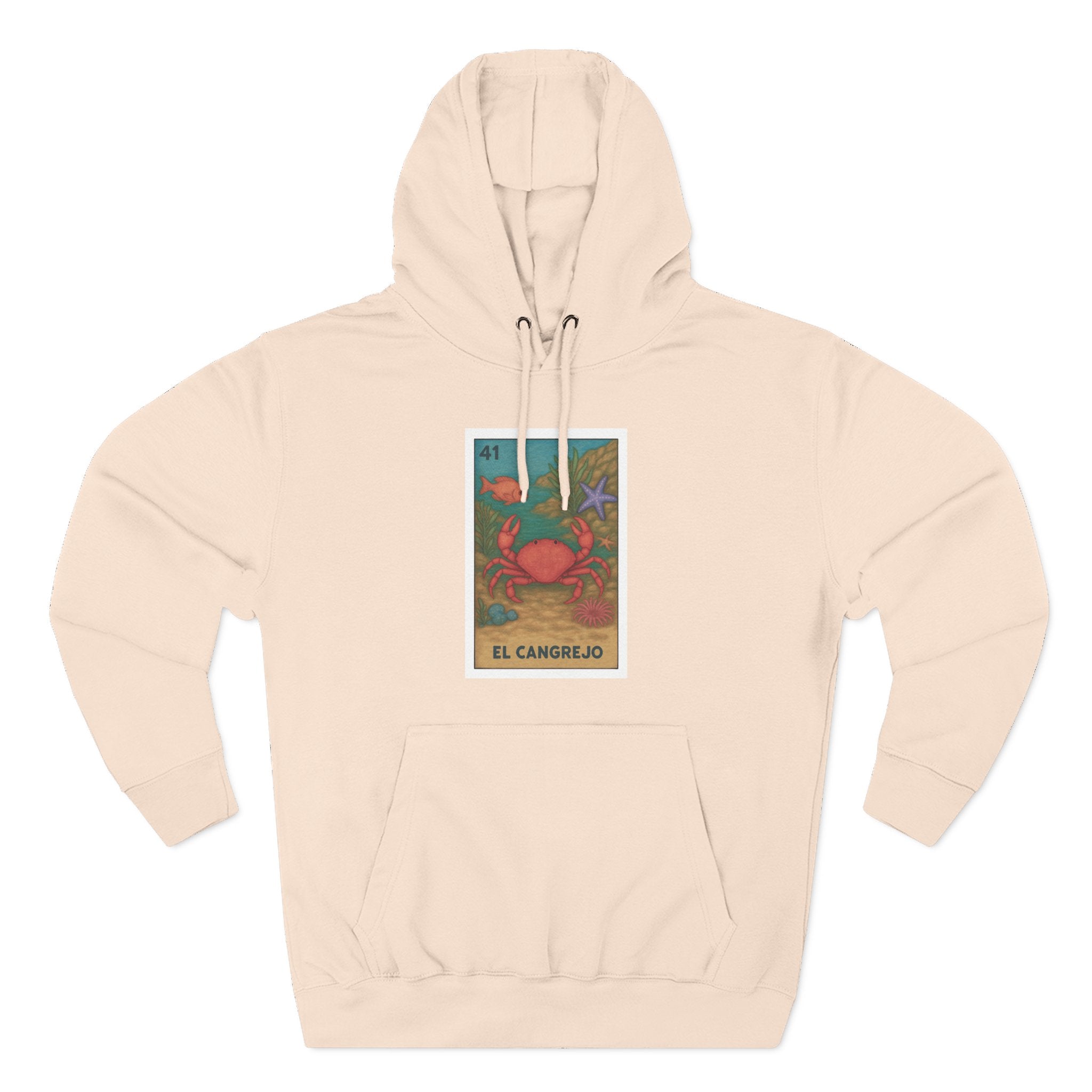 Crab Lotería fleece hoodie image 8