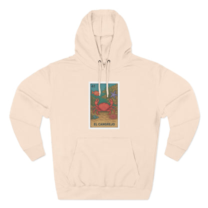 Crab Lotería fleece hoodie image 8