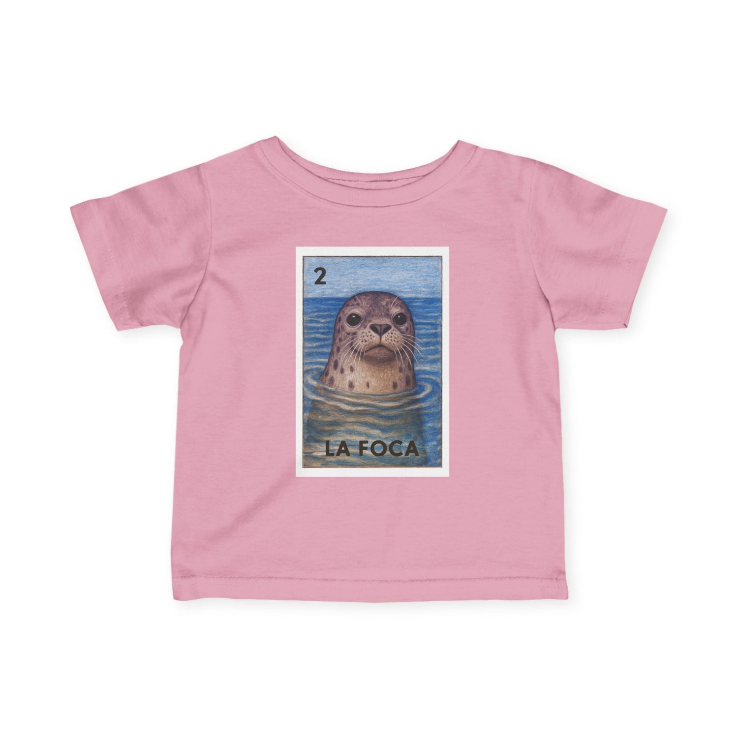 Seal Lotería infant cotton t-shirt image 2