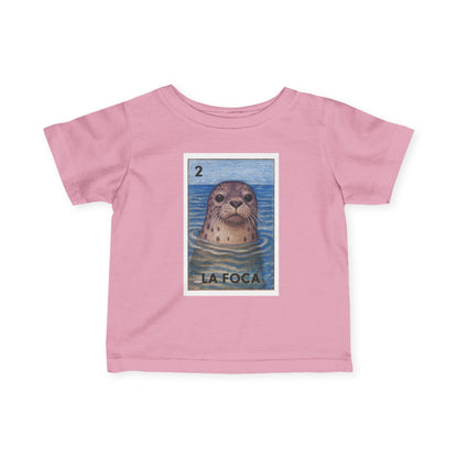 Seal Lotería infant cotton t-shirt image 2