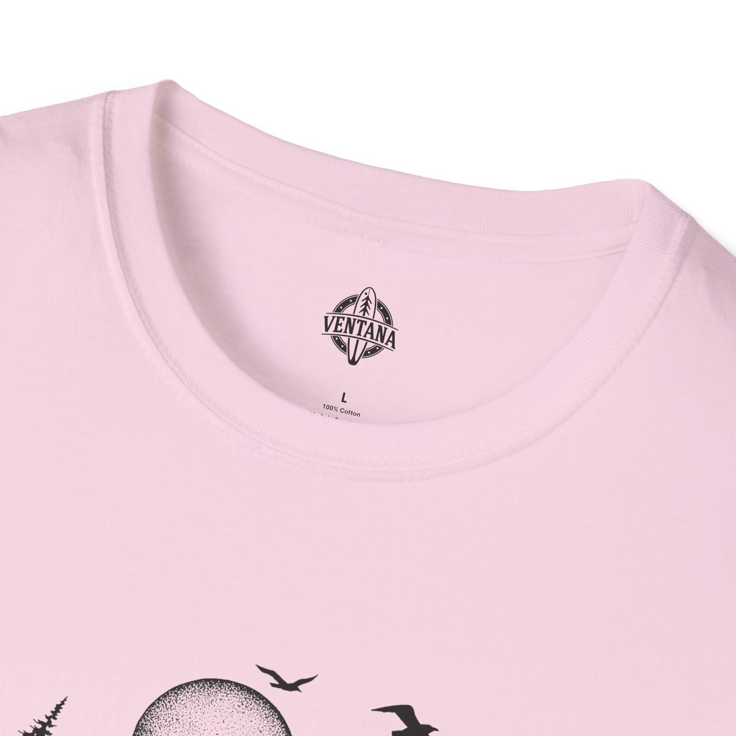 Ventana Surfsquatch by Thiago Bianchini Unisex - Soft Style U.S. Cotton T-Shirt