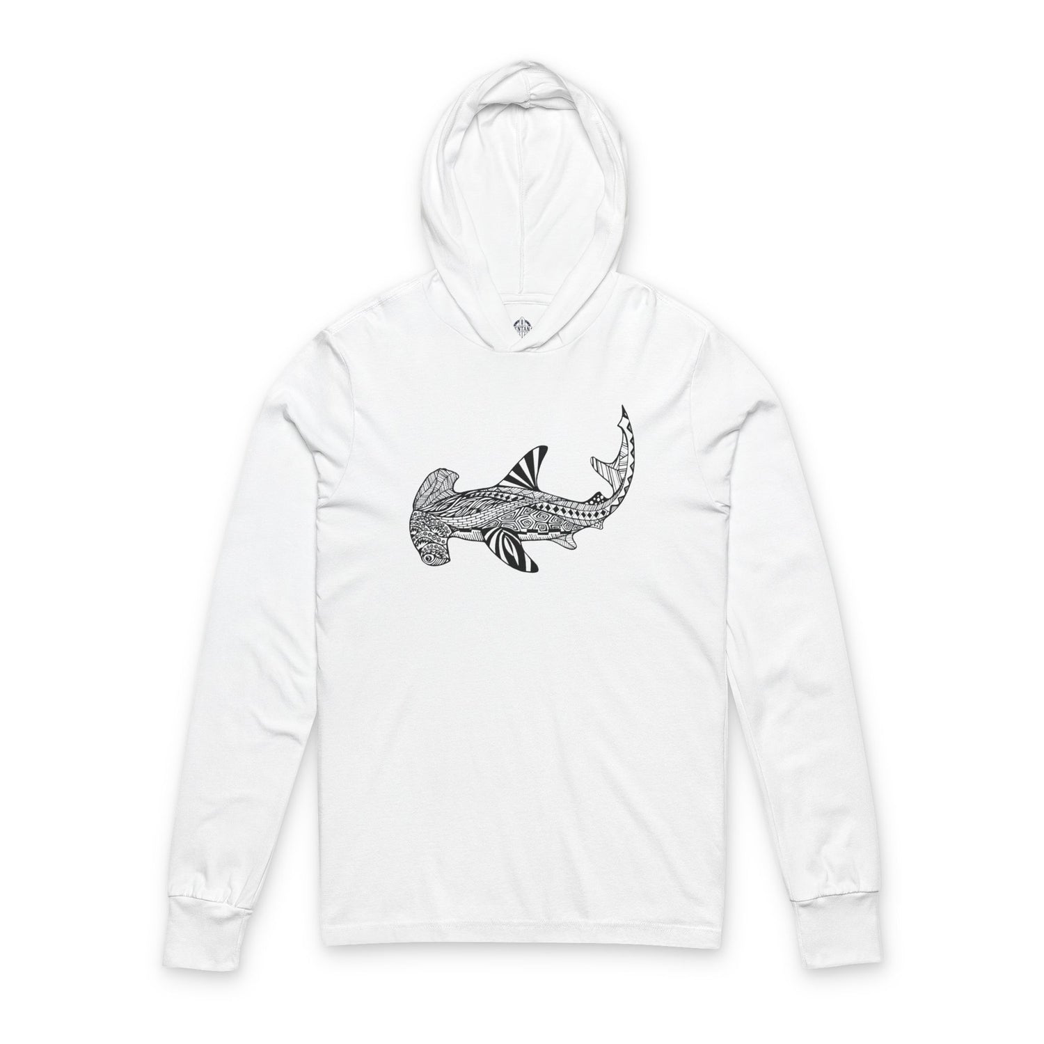 Ventangle Hammerhead cotton hooded long sleeve t-shirt image 3
