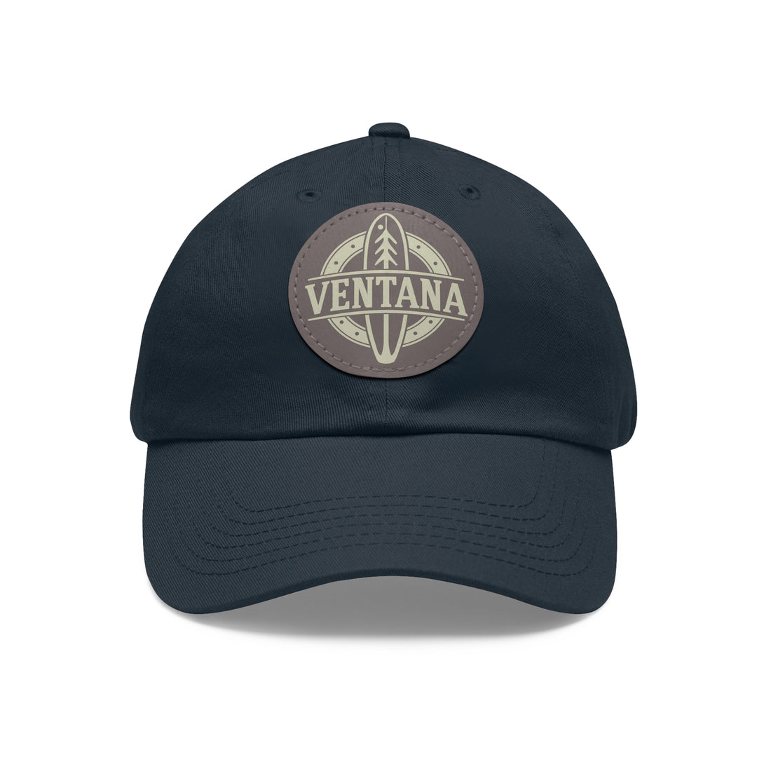 Ventana Treefish Logo Vegan Leather Patch Hat