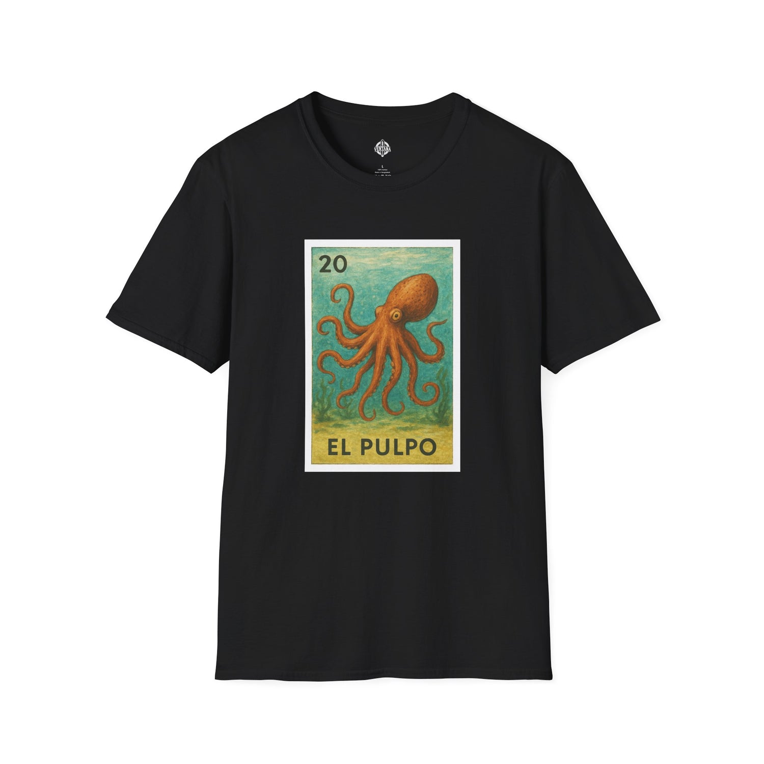 Octopus Lotería cotton t-shirt image 8