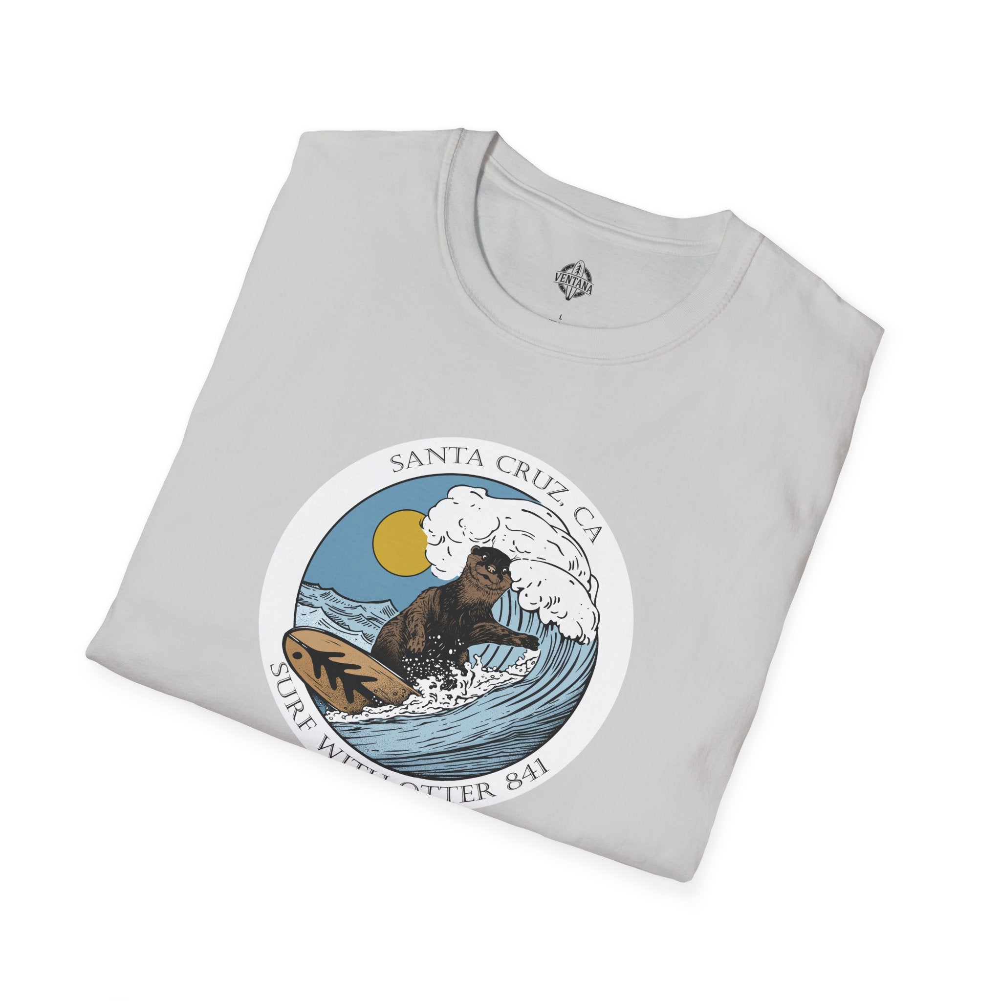 Surf with Otter 841 T-Shirt