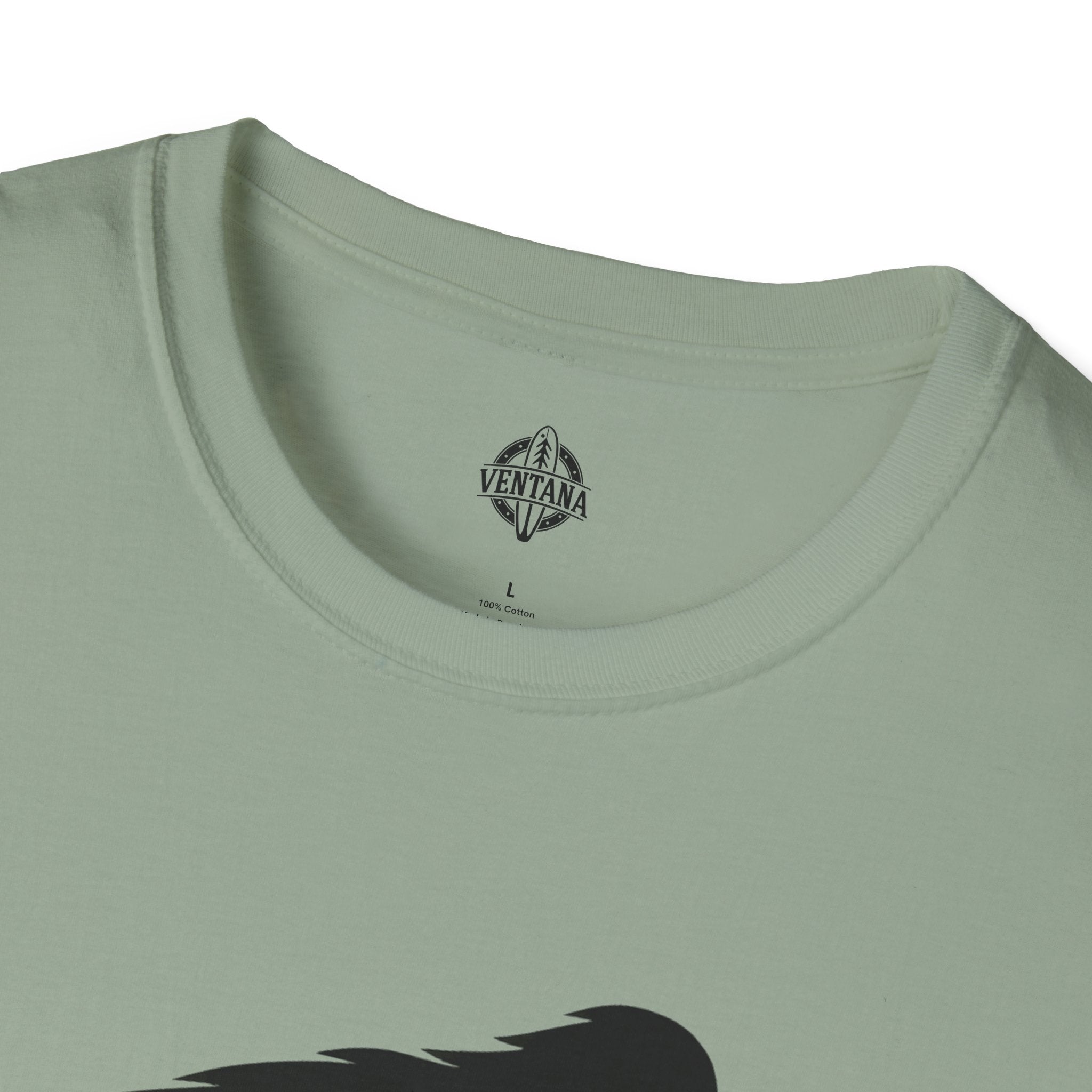 Ventana Shreddy Yeti Snowboard Unisex - U.S. Cotton T-Shirt