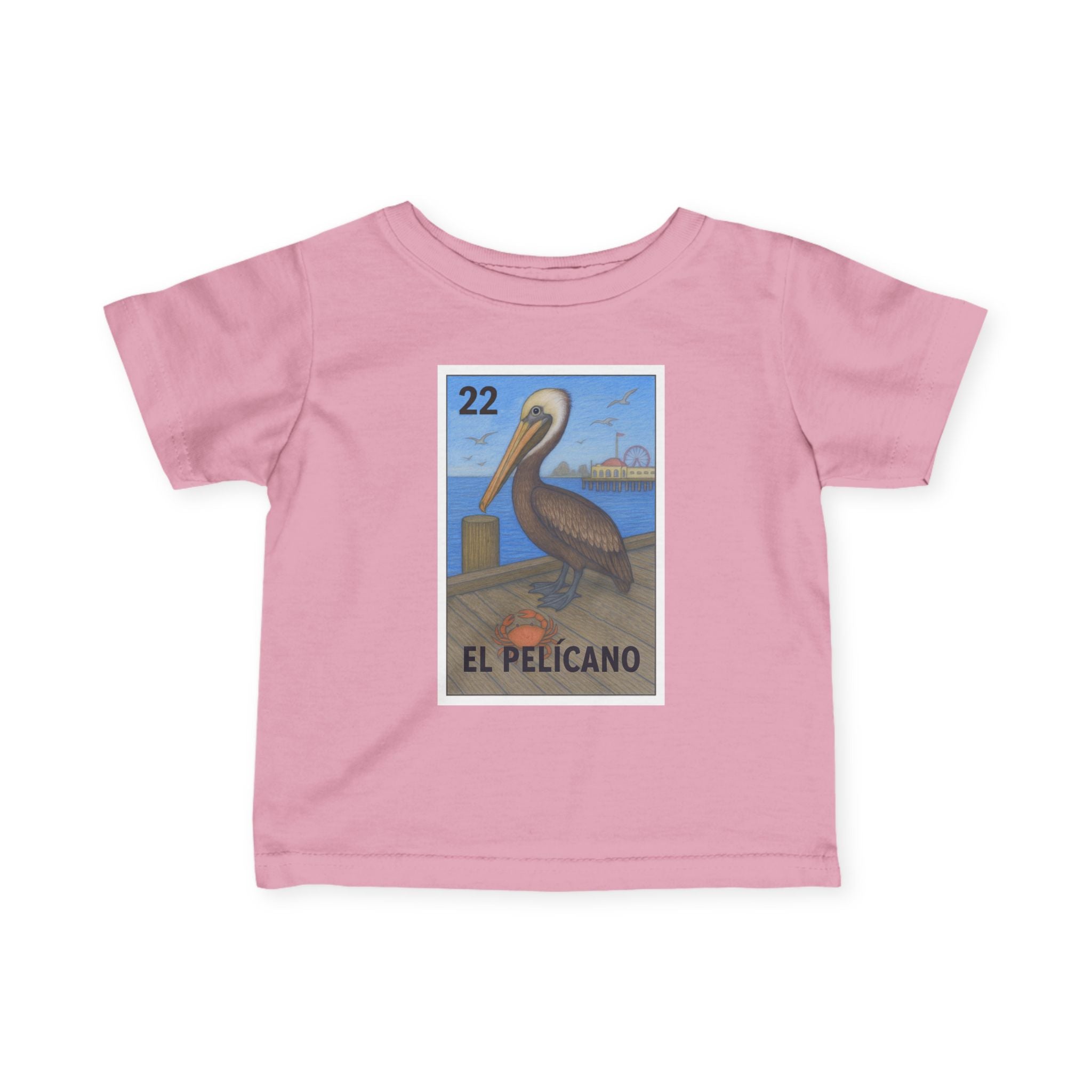 Pelican Loteria infant cotton t-shirt product image 2