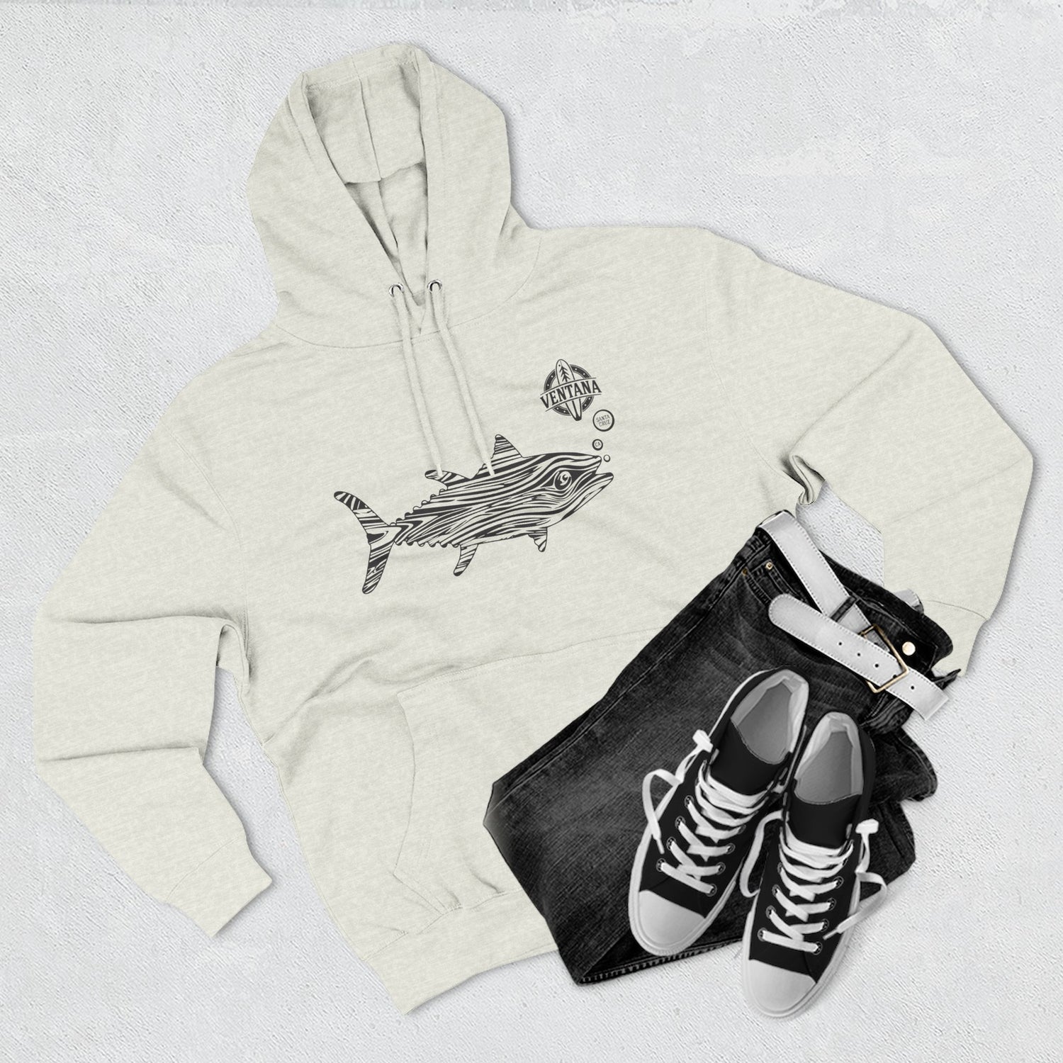 Ventana Wooden Tuna Fleece Hoodie