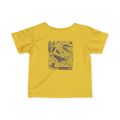 Ventana Marine Life by Lili Arnold infant cotton t-shirt image 8
