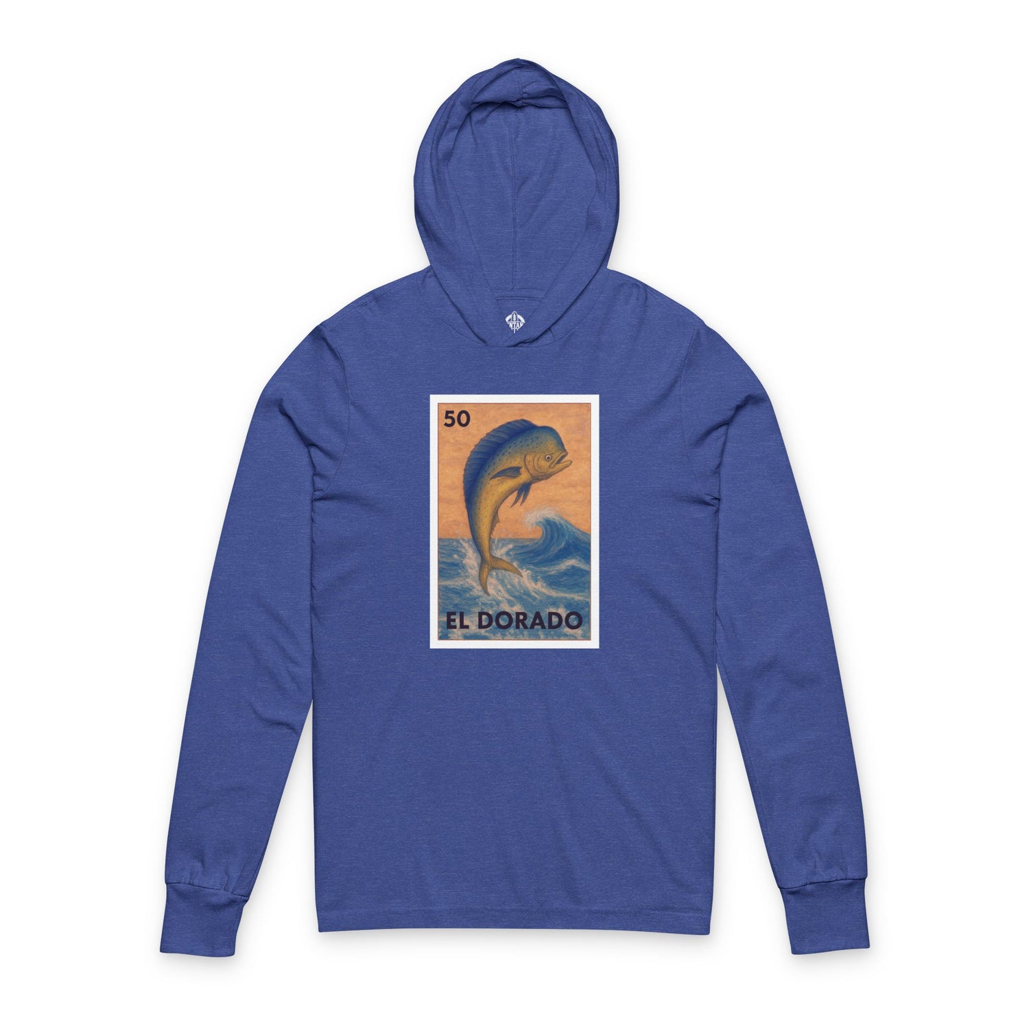 Dorado Lotería cotton hooded long sleeve t-shirt image 6