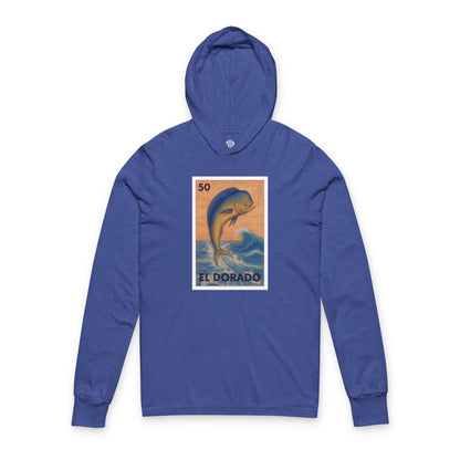 Dorado Lotería cotton hooded long sleeve t-shirt image 6