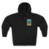Turtle Lotería zip fleece hoodie image 3