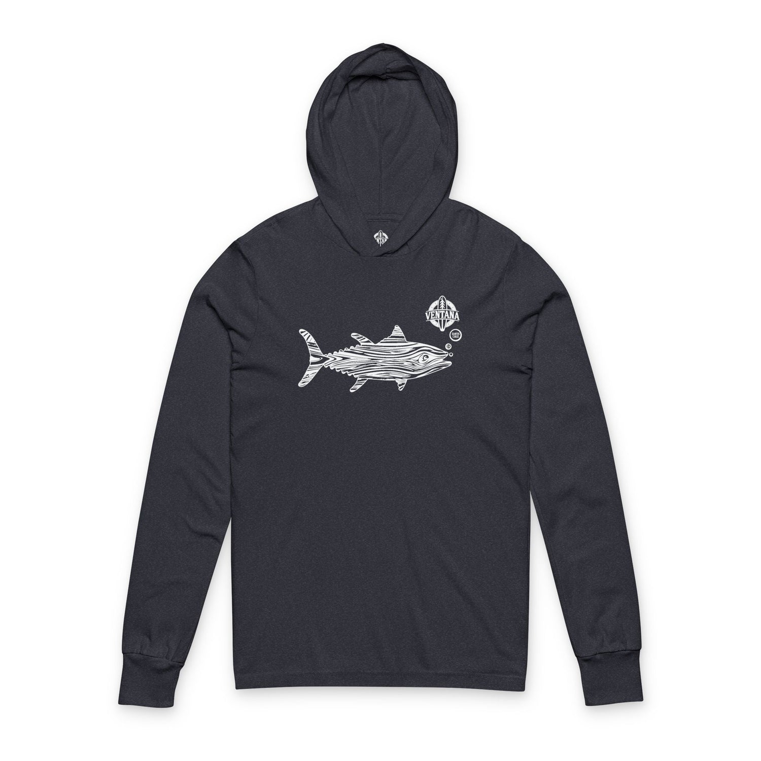 Ventana Wooden Tuna cotton hooded long sleeve t-shirt image 1