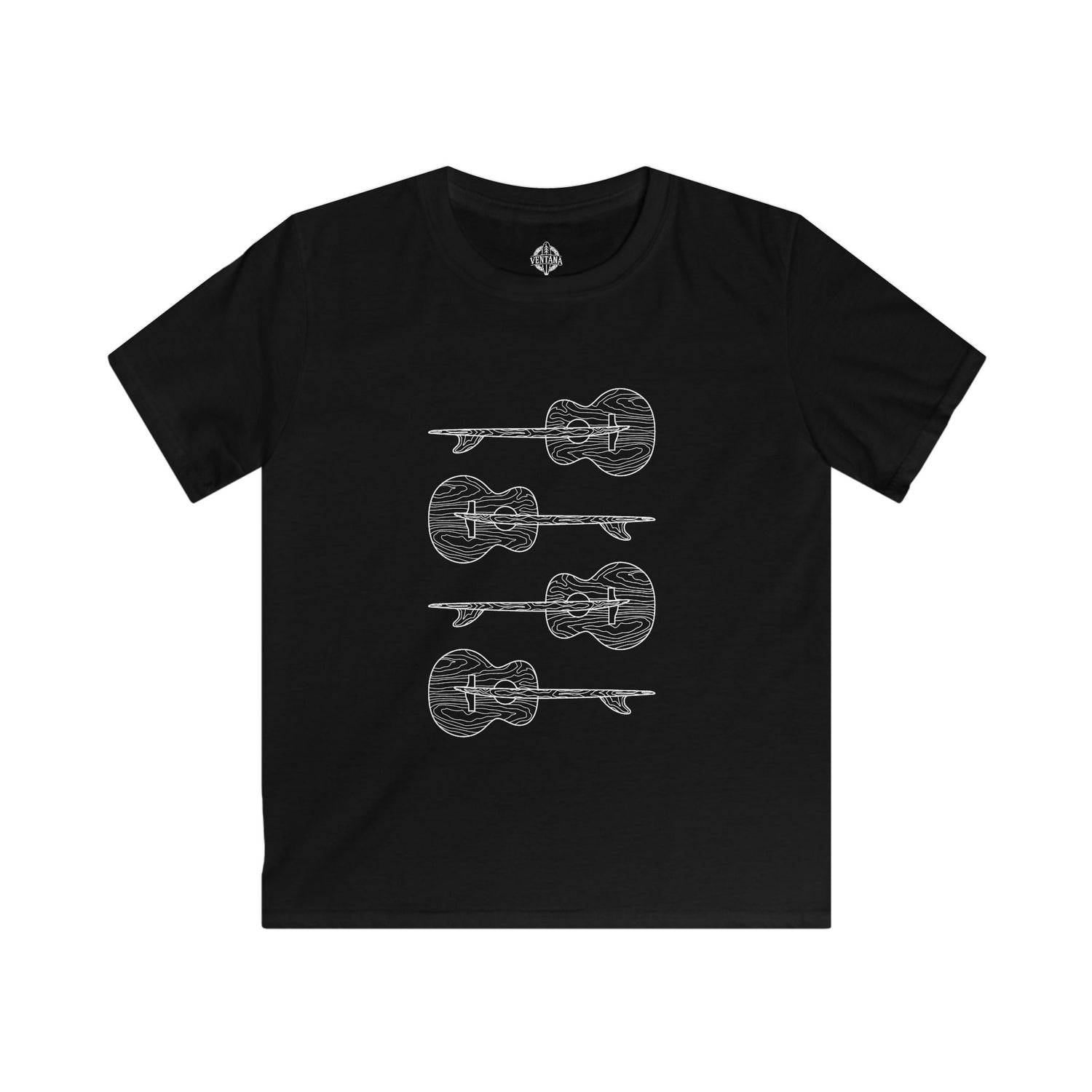 Ventana Santa Cruz Guitar Collab cotton t-shirt image 3