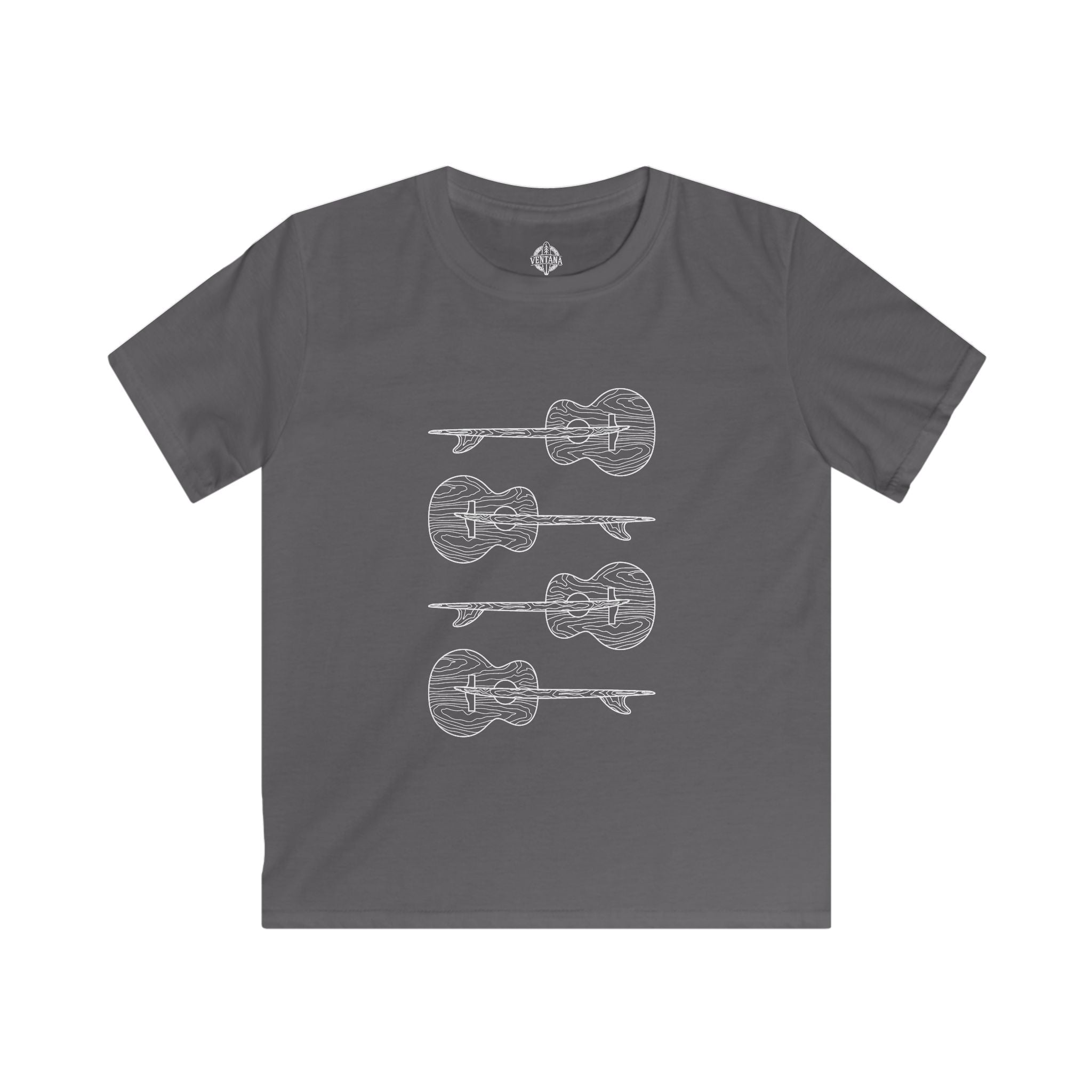 Ventana Santa Cruz Guitar Collab cotton t-shirt image 8