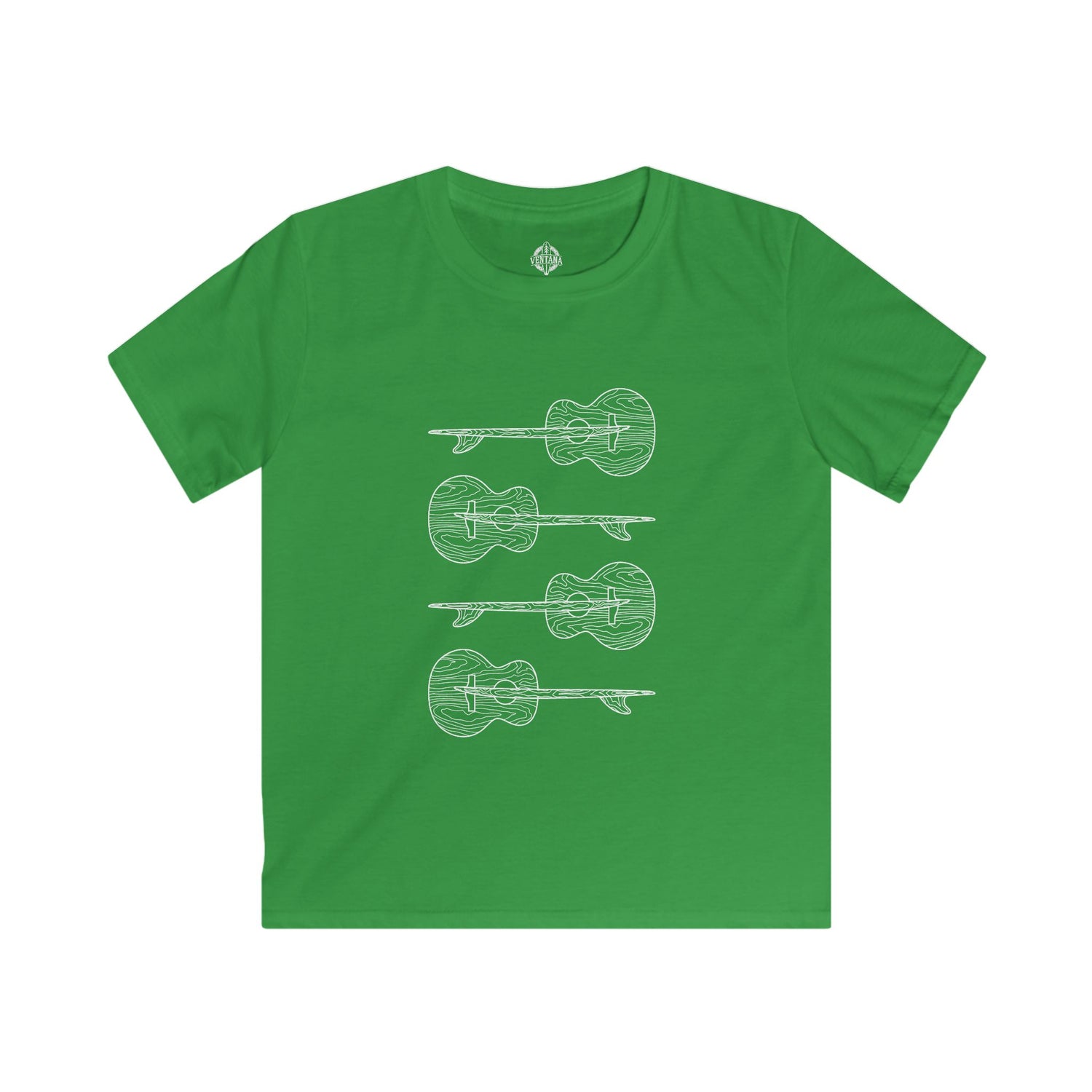 Ventana Santa Cruz Guitar Collab cotton t-shirt image 7