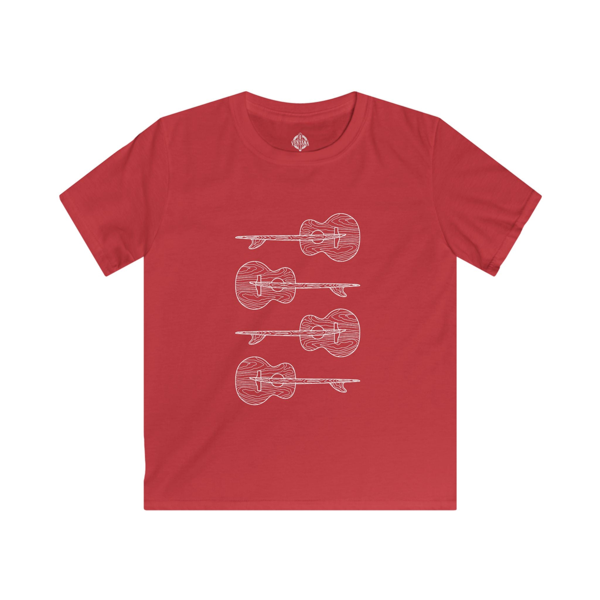 Ventana Santa Cruz Guitar Collab cotton t-shirt image 12