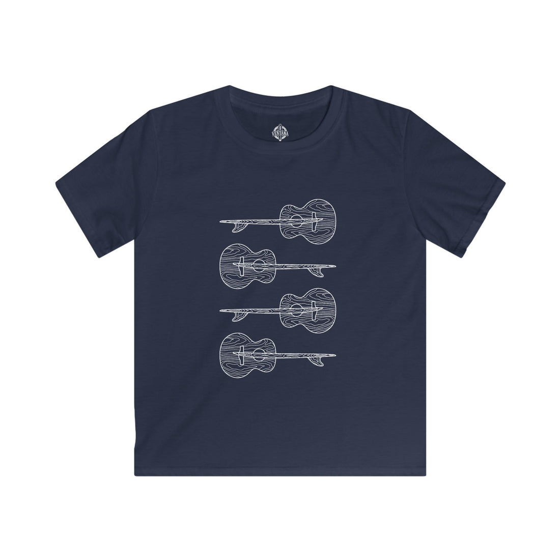 Ventana Santa Cruz Guitar Collab cotton t-shirt image 1
