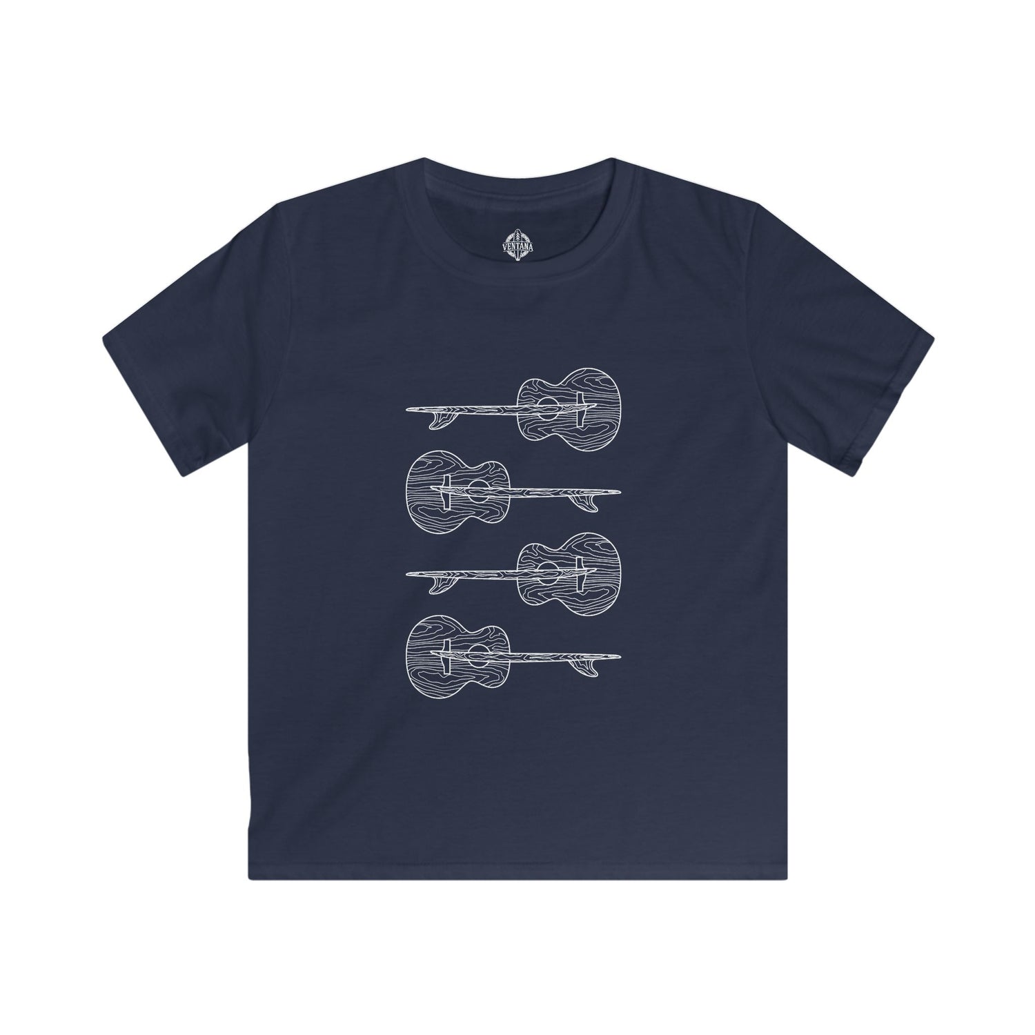 Ventana Santa Cruz Guitar Collab cotton t-shirt image 1